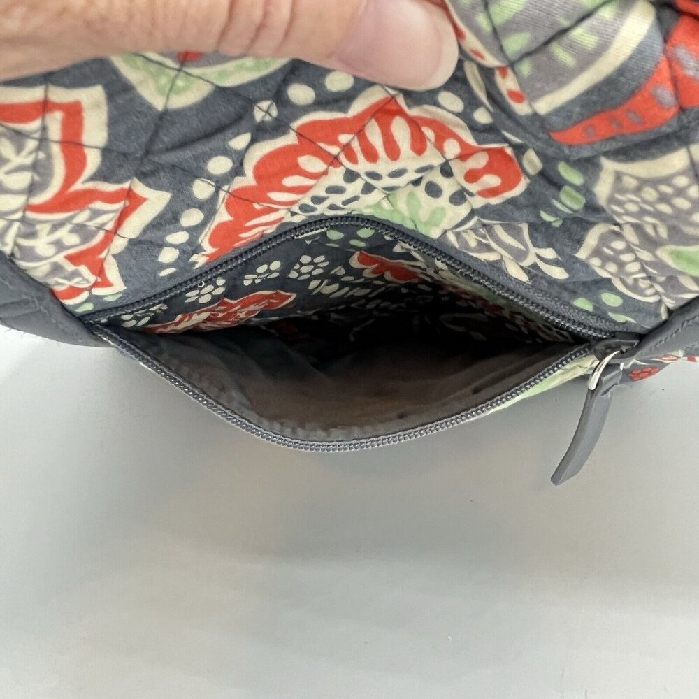 Vera Bradley 14"x11" Shoulder Tote Bag Purse Nomadic Floral Pattern 2016 - Picture 11 of 13